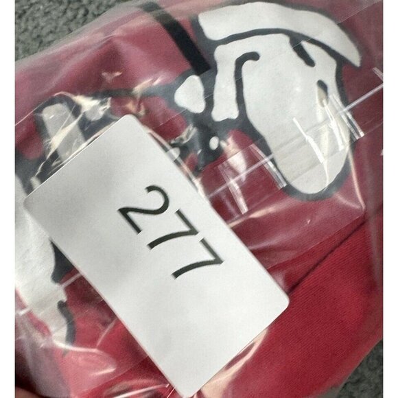 Munki Unisex 9m Peanuts Santa Snoopy Woodstock Baby Pajama Set Red Grey 9 M - Picture 11 of 11